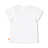 s T-shirt - Samba Shake van Feetje in de kleur Offwhite in maat 86.