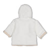 Jongens Omkeerbaar teddy jasje met capuchon - Penguin Cuddles van Feetje in de kleur Offwhite in maat 62.