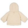 Unisexs Jasje met capuchon - Over the Moon for You van Feetje in de kleur Kit in maat 68.