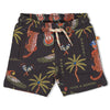 s Short AOP - Happy Rio van Feetje in de kleur Antraciet in maat 86.