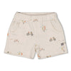 s Short AOP - Mini Adventurer van Feetje in de kleur Offwhite melange in maat 86.