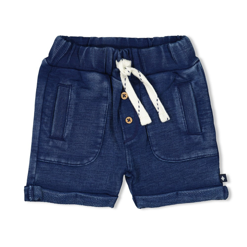 s Short - Summer Denims van Feetje in de kleur Indigo in maat 86.