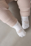 s Broek rib - Picnic Party van Feetje in de kleur Taupe in maat 62.