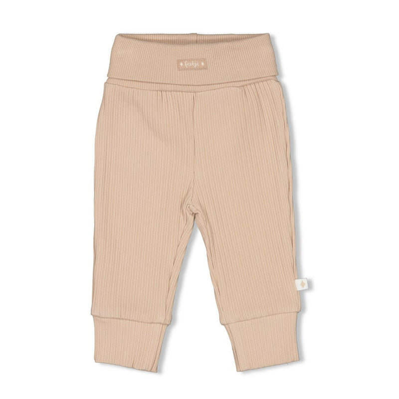 s Broek rib - Picnic Party van Feetje in de kleur Taupe in maat 62.