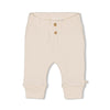 s Broek rib - Cute Cookie van Feetje in de kleur Offwhite in maat 62.