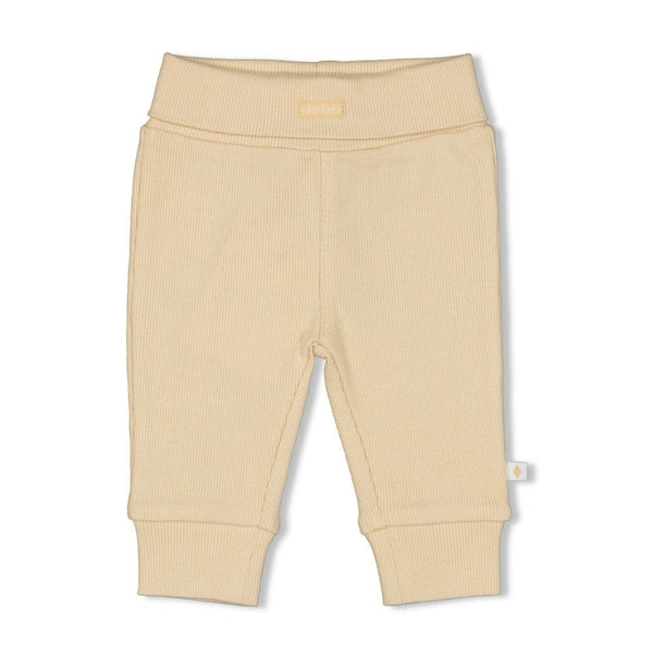 s Broek rib - Special Delivery van Feetje in de kleur Creme in maat 62.