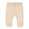 s Broek - Flower Field van Feetje in de kleur Creme in maat 86.