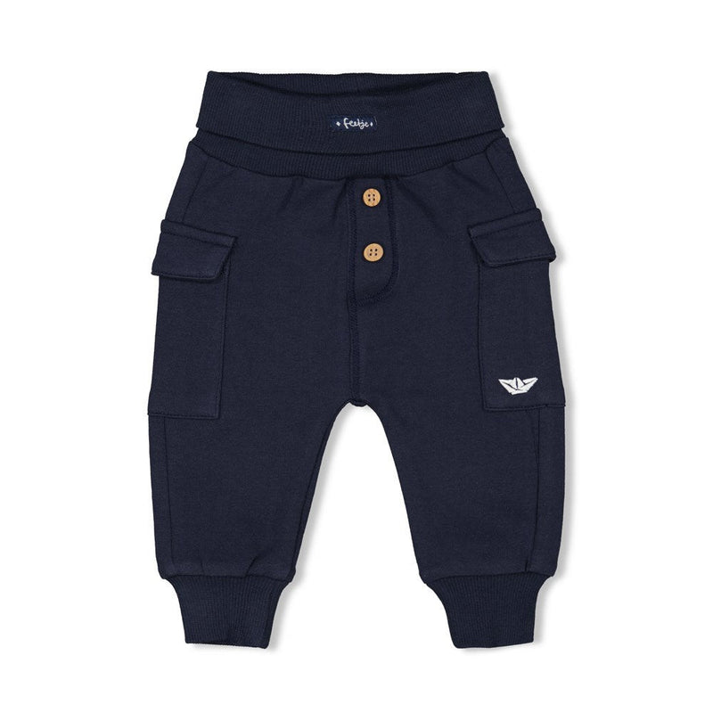 s Broek - Rock My Boat van Feetje in de kleur Marine in maat 86.