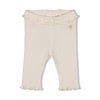 s Legging pointelle rib - Starfish Wishes van Feetje in de kleur Offwhite in maat 86.
