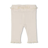 s Legging pointelle rib - Starfish Wishes van Feetje in de kleur Offwhite in maat 86.