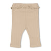 s Legging pointelle rib - Starfish Wishes van Feetje in de kleur Zand in maat 86.