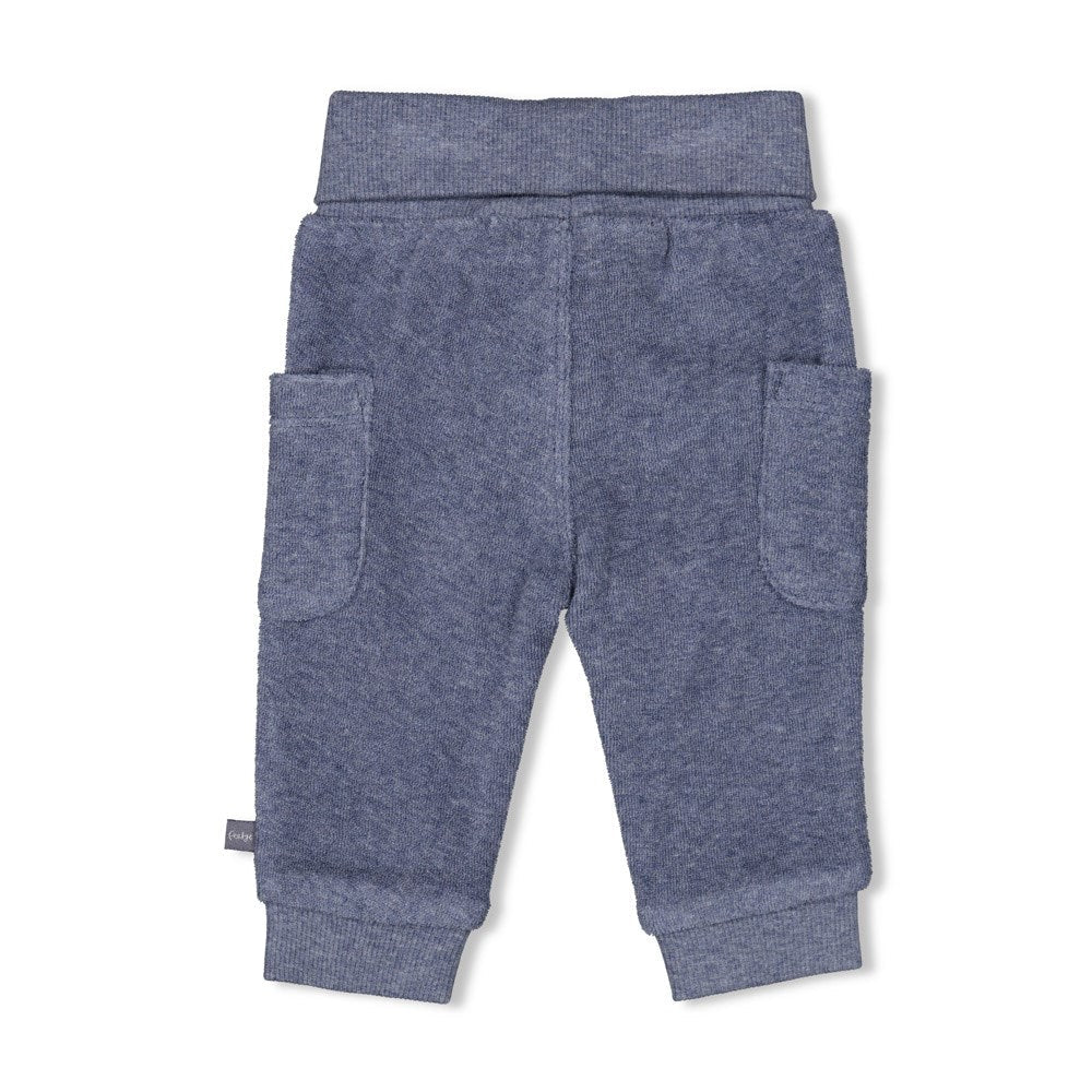 s Broek - Farm Life van Feetje in de kleur Indigo melange in maat 62.