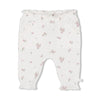 s Broek AOP - Blossom van Feetje in de kleur Offwhite in maat 86.