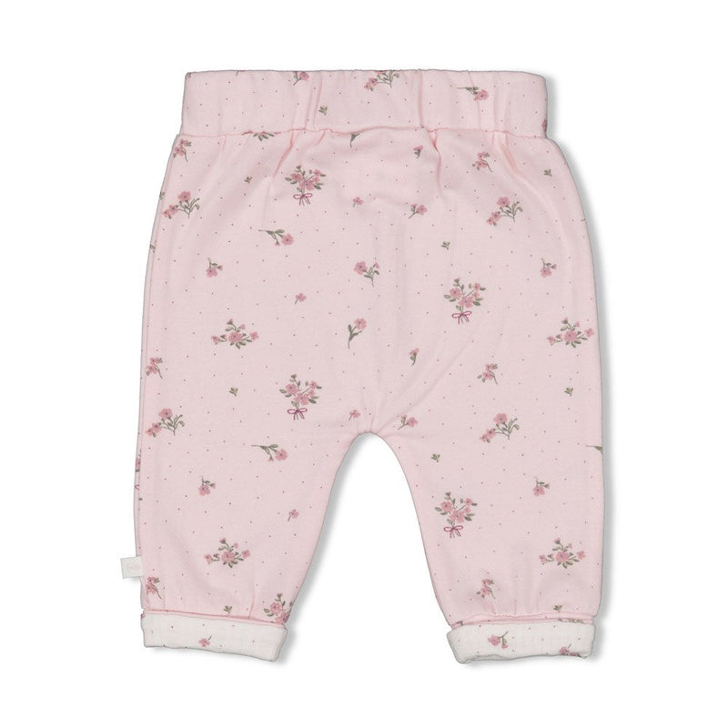 s Broek AOP - Blossom van Feetje in de kleur Lila in maat 86.