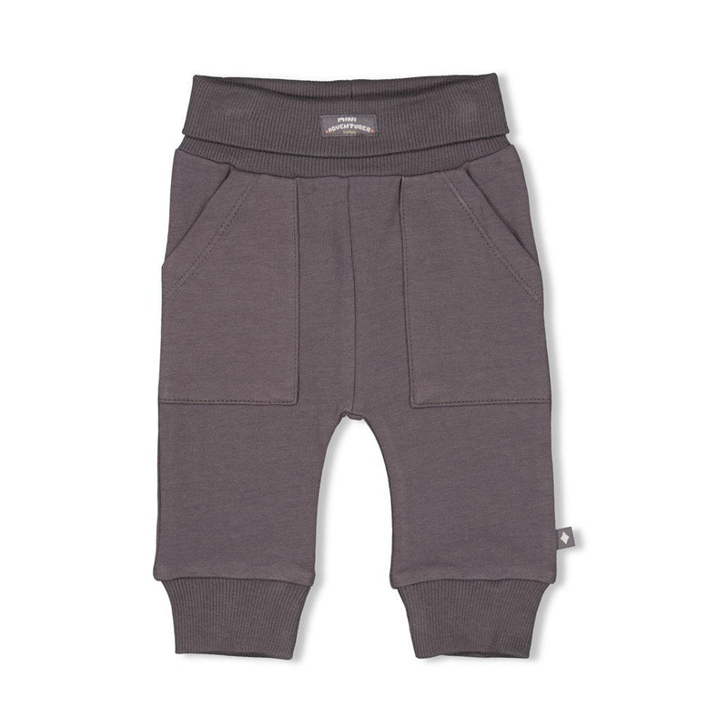 s Broek - Mini Adventurer van Feetje in de kleur Antraciet in maat 86.