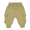 s Broek rib - Mini Adventurer van Feetje in de kleur Olijf in maat 86.