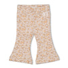 s Flare broek AOP - Flower Field van Feetje in de kleur Creme in maat 86.