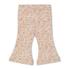 s Flare broek AOP - Flower Field van Feetje in de kleur Creme in maat 86.