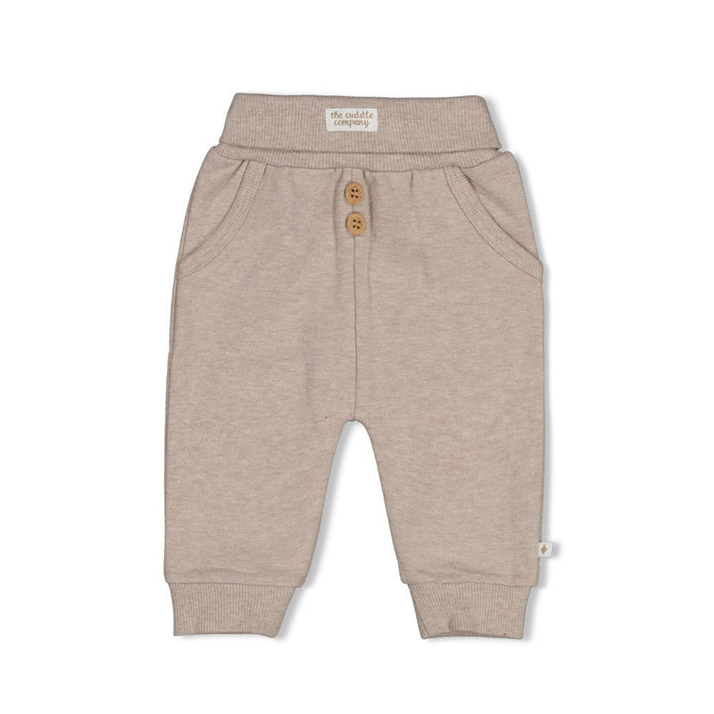 Unisexs Broek - The Cuddle Company van Feetje in de kleur Bruin melange in maat 62.