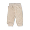 Unisexs Broek velours rib - The Cuddle Company van Feetje in de kleur Taupe melange in maat 62.