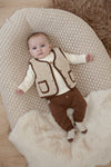 Jongens Broek - Tiny Timber Tales van Feetje in de kleur Bruin in maat 86.