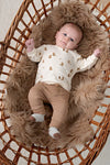 Jongens Broek - Tiny Timber Tales van Feetje in de kleur Camel in maat 86.