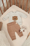 Jongens Broek - Tiny Timber Tales van Feetje in de kleur Camel in maat 86.