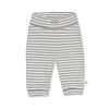Jongens Broek rib met streep - Penguin Cuddles van Feetje in de kleur Antraciet melange in maat 62.