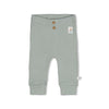 Jongens Broek rib - Penguin Cuddles van Feetje in de kleur Zeegroen in maat 62.