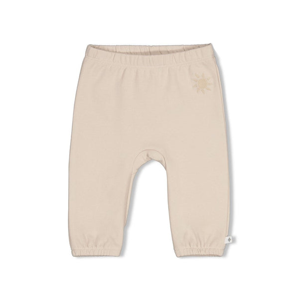 Jongens Broek - Penguin Cuddles van Feetje in de kleur Zand in maat 62.