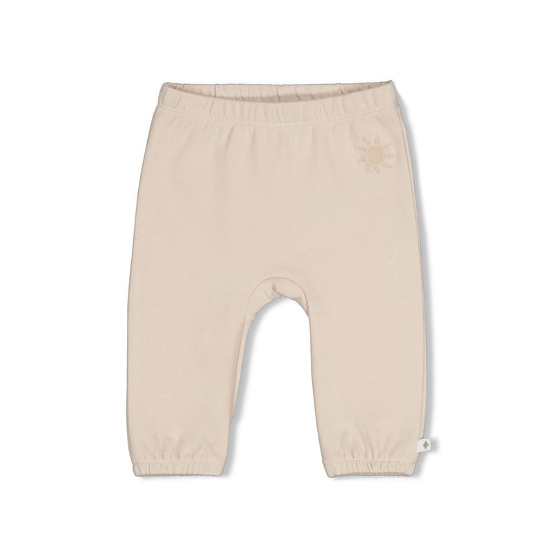 Jongens Broek - Penguin Cuddles van Feetje in de kleur Zand in maat 62.
