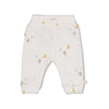 Unisexs Broek AOP - Over the Moon for You van Feetje in de kleur Kit in maat 62.