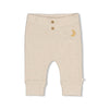 Unisexs Broek rib - Over the Moon for You van Feetje in de kleur Kit in maat 62.