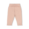 Meisjes Broek rib - Fall in Love van Feetje in de kleur Roze melange in maat 62.