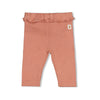 Meisjes Legging pointelle rib - Fall in Love van Feetje in de kleur Roze in maat 62.