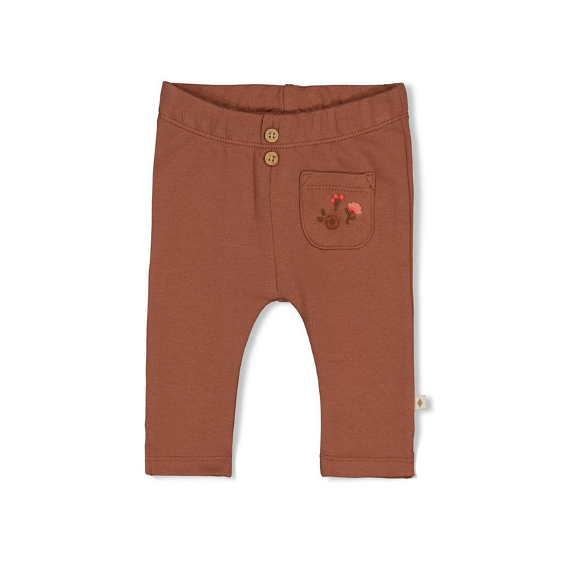 Meisjes Broek  - Forest Garden van Feetje in de kleur Bruin in maat 86.