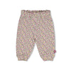 Meisjes Broek AOP - Afternoon Tea van Feetje in de kleur Creme in maat 86.