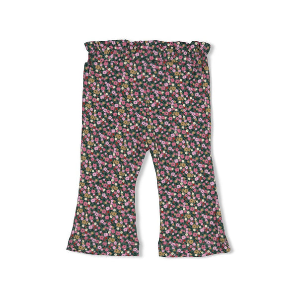 Feetje Flare broek rib AOP - Afternoon Tea