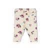 Meisjes Legging rib AOP - Afternoon Tea van Feetje in de kleur Creme in maat 86.