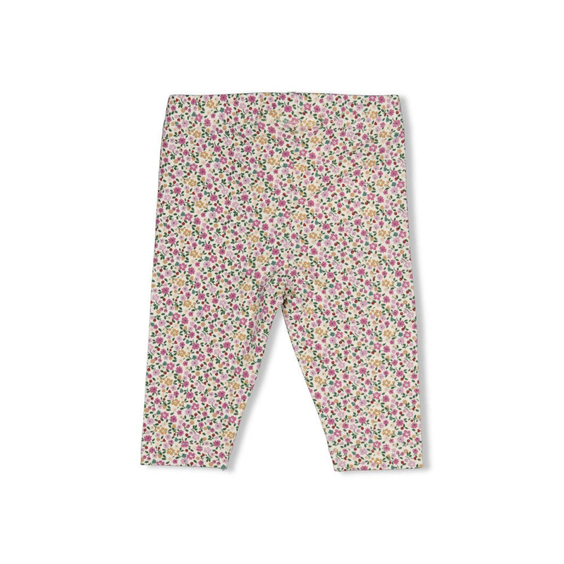 Meisjes Legging AOP- Afternoon Tea van Feetje in de kleur Creme in maat 86.