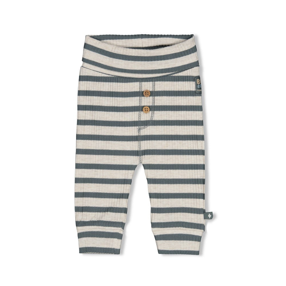 Feetje Broek rib met streep - Beep Beep