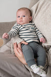 Jongens Broek - Beep Beep van Feetje in de kleur Zeegroen in maat 86.