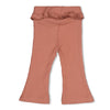 Meisjes Flare broek rib - Dress to Impress van Feetje in de kleur Mauve in maat 92.