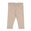 Meisjes Legging rib - Dress to Impress van Feetje in de kleur Taupe melange in maat 92.