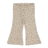 Meisjes Flare broek AOP - Dress to Impress van Feetje in de kleur Offwhite melange in maat 92.