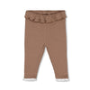 Meisjes Legging rib - My Little Love van Feetje in de kleur Taupe in maat 86.