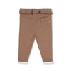 Meisjes Legging rib - My Little Love van Feetje in de kleur Taupe in maat 86.