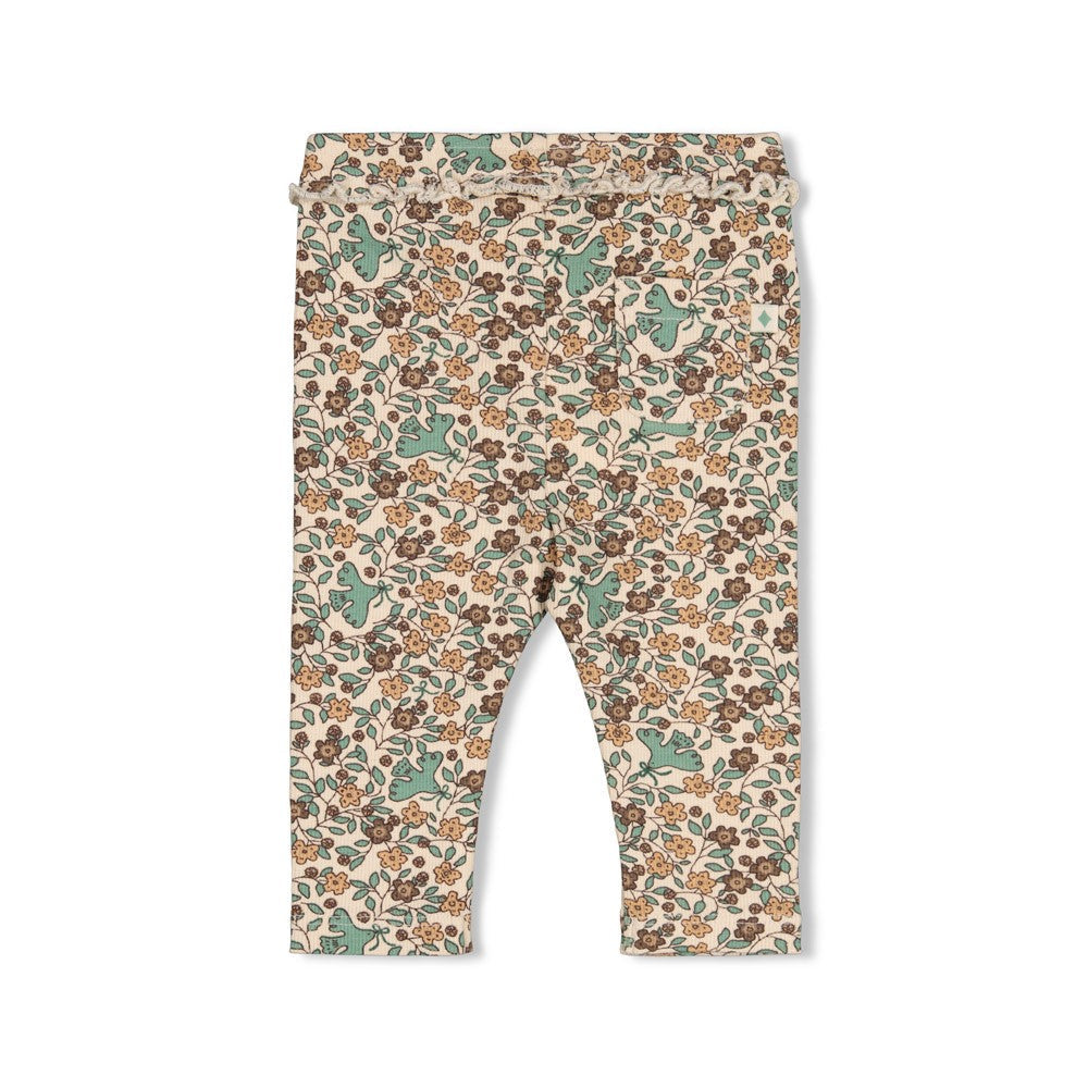 Feetje Legging rib AOP - Lucky Bloombird