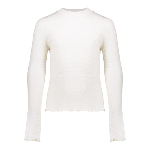 Meisjes Top ls structure van Geisha in de kleur Off-white in maat 176.