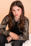 Meisjes Top ls sparkle van Geisha in de kleur Black in maat 176.